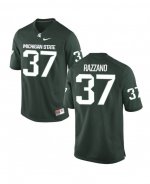 Men's Dante Razzano Michigan State Spartans #37 Nike NCAA Green Authentic College Stitched Football Jersey OH50E40SW